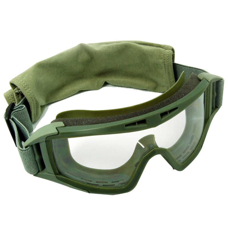 Gafas Tácticas de Protección Anti-explosión de TPU y PC Antivaho para Tiro y Juegos CS