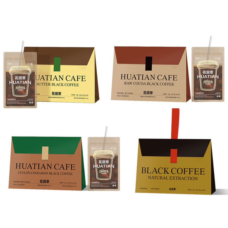 Chalatte Coffee Flower Field Green Burning Series Corn Silk Cocoa Flavor Black Coffee Gift Bag 28g Casual