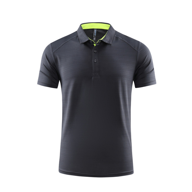 Camiseta deportiva de secado rápido, polo de manga corta para hombre, top de verano para correr, uniforme de equipo de entrenamiento de gimnasio elástico para mujer, informal y versátil