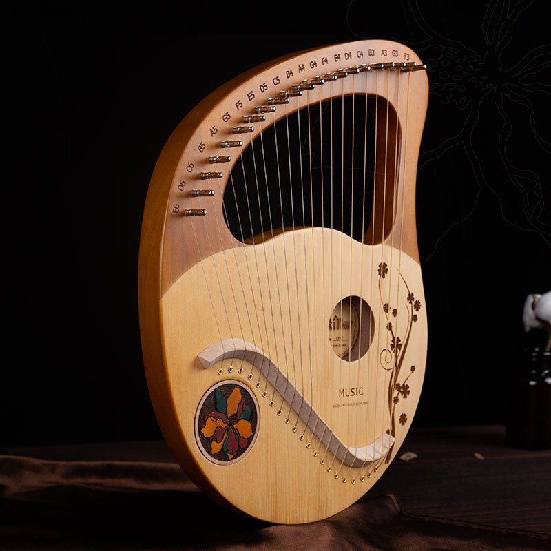 Arpa de 21 cuerdas Lira portátil Lira 21 tonos pequeño piano Lira instrumento musical clásico para principiantes en stock