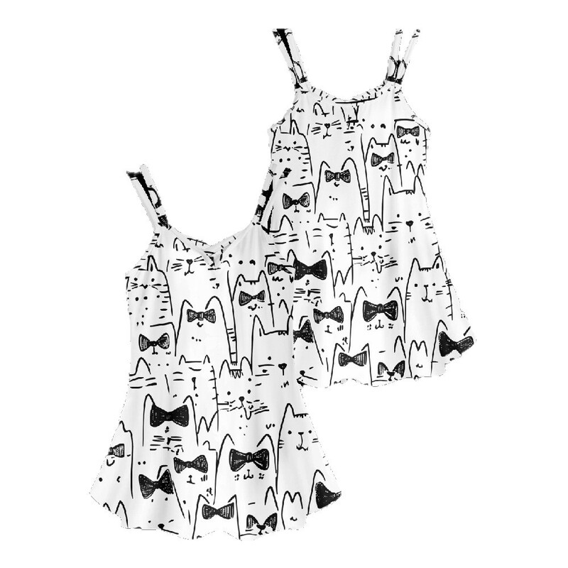 Cross-Border Independent Site Plus Size Suspender Dress Fashionable Elegant Personalized Animal Type Printing Wholesale Cross-Border Independent Site Plus Size Suspender Dress Fashionable Elegant Personalized Animal Type Printing Wholesale