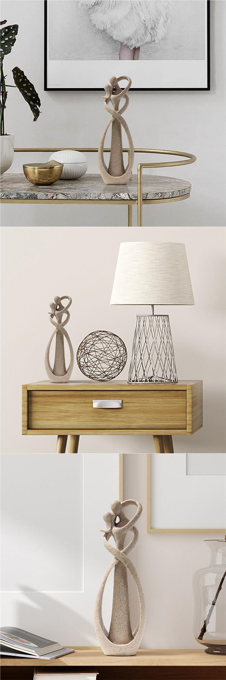 Sandstein-Paar-Kunstwerk