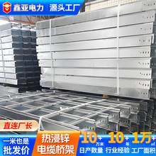 加工定制300*100热浸锌梯式槽式镀锌桥架热浸锌电缆桥架工程桥架