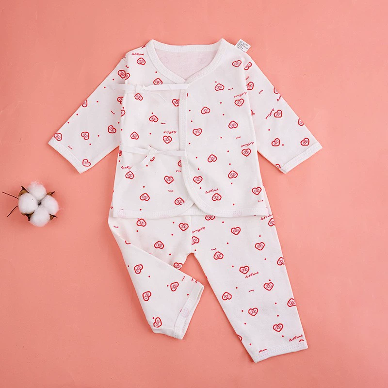 Одежда для новорожденных в монашеском стиле, летний и осенний комплект для новорожденных, детская одежда, нижнее белье из чистого хлопка, полностью хлопковый комплект, с длинными рукавами
