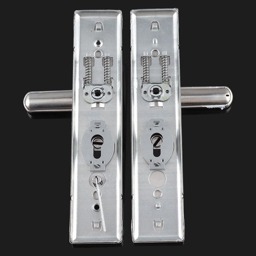 Anti-theft door locks, household universal stainless steel handles, multi-functional armored handles, entry door door locks wholesale