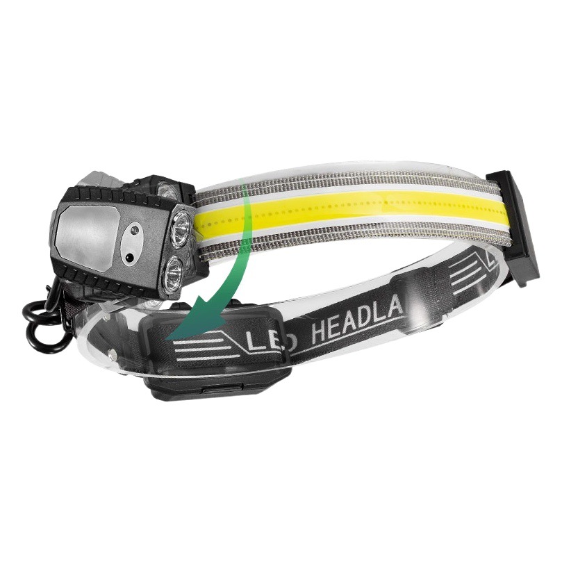 Nuevo faro al aire libre pesca Luz de marcha multi-funcional resaltar iluminación de emergencia del hogar tipo de inducción de larga resistencia