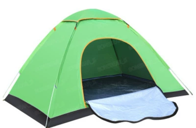 Outdoor Quick-open Family Spring Outing Single and Double Multi-person Beach Adventure Camping Wild Camping Style Tent Wholesale (Çadırlar) - green-double