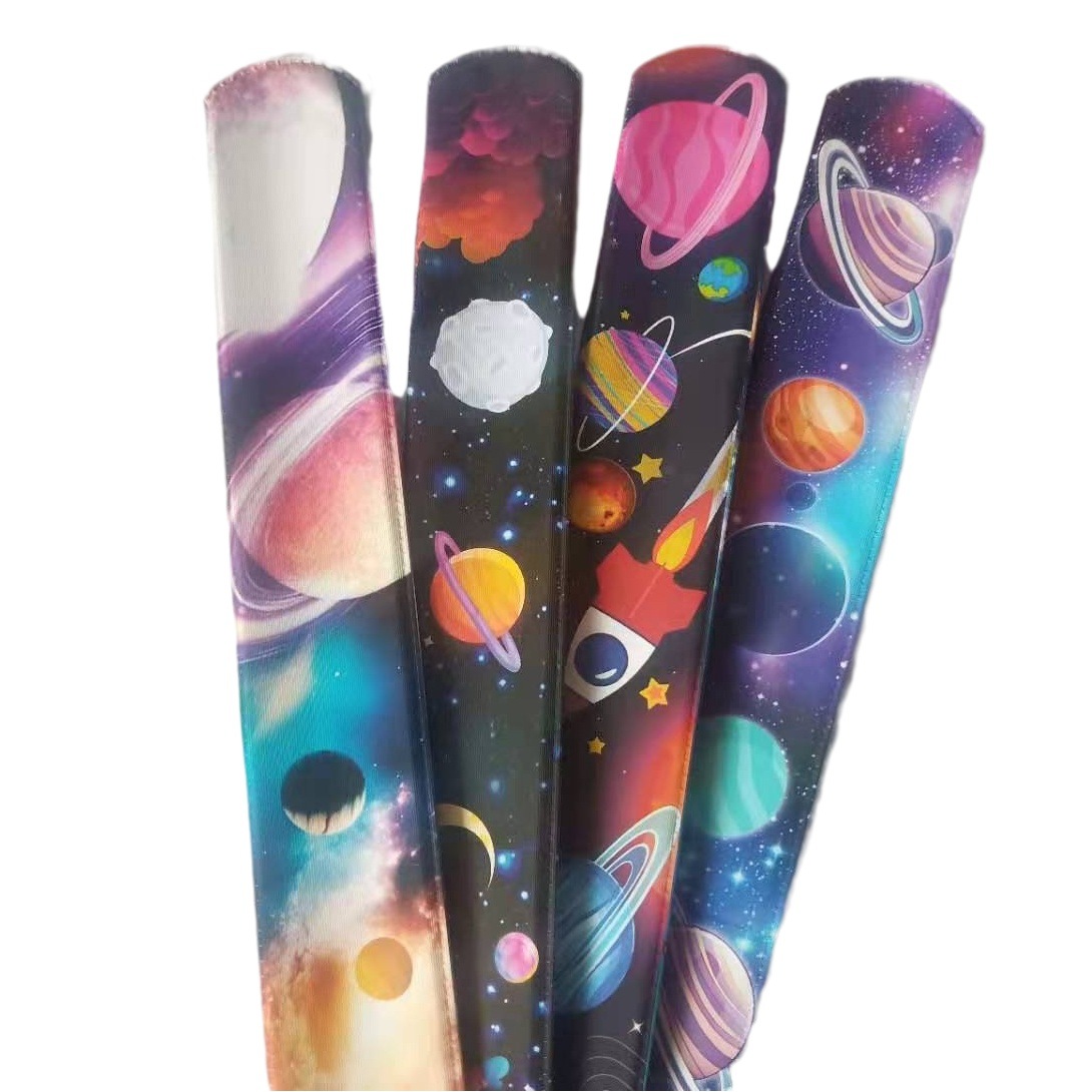Estrictamente seleccionado el nuevo anillo estrellado de Amazon Space, anillo de palmaditas de PVC, accesorios de juego de juguetes para niños