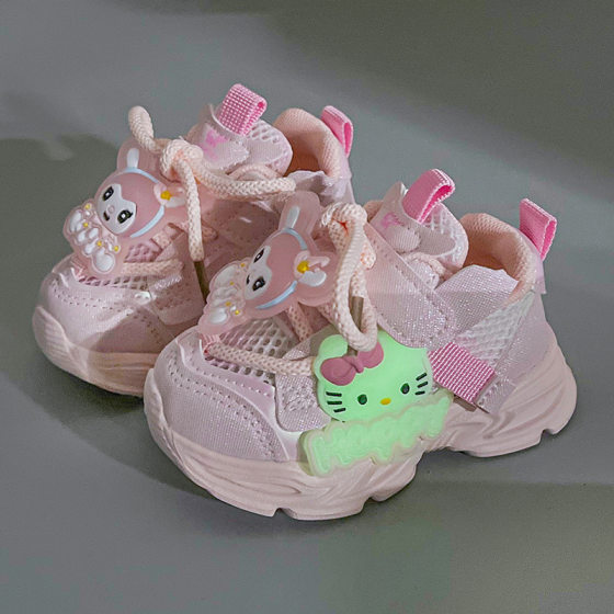 2025 New Children's sneaker Boys and Girls Casual Breathable Velcro Running Shoes Comfortable Non-slip All-match Torre