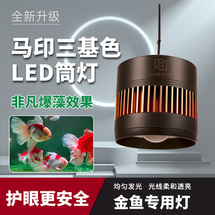 Retail Ma-Yin Downlight Three-Color Led Fish Tank Goldfish Lamp Special Algae Explosion Moss Aquarium Grass Tank Lan Shou Lamp