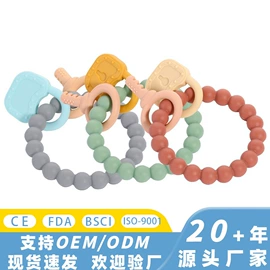 围嘴围兜;喂养餐具;牙胶