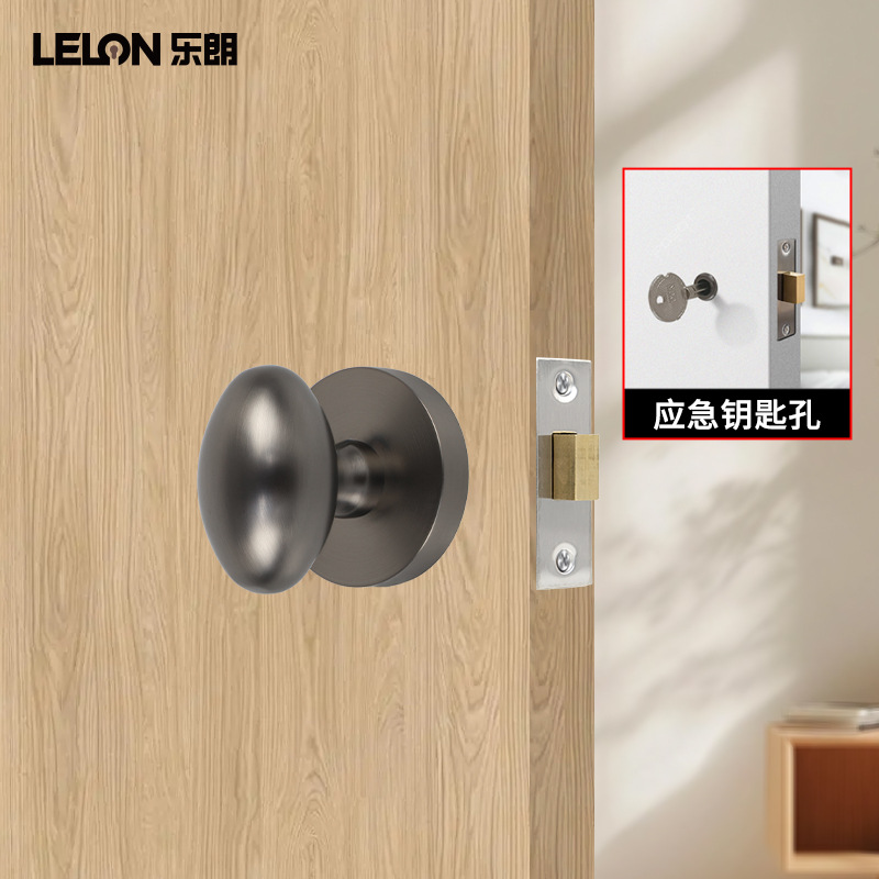 Personalizada puerta oculta simple cerradura unilateral puerta interior sala de estar universal cerradura de huevo de ganso con llave cerradura invisible