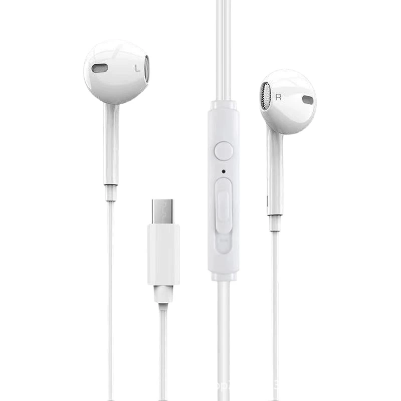dodb/ Наушники проводные с управлением на шнуре, USB‑C, совместимы с Apple, Huawei, iPhone и Android
