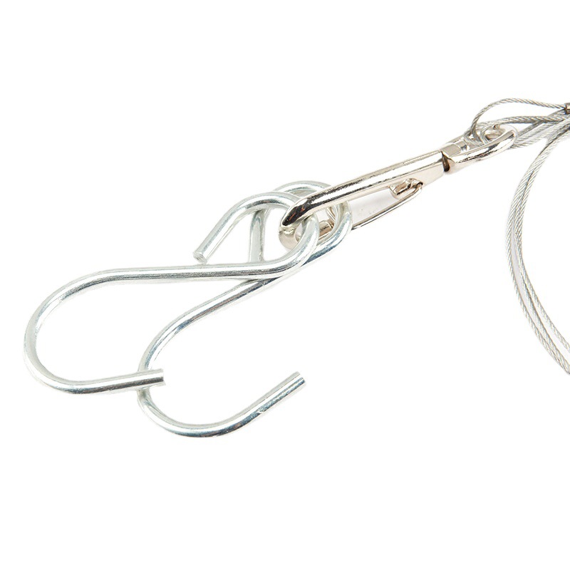 Custom LED iluminación cuerda de alambre de acero maceta cuerda de suspensión tres lámparas accesorios de cuerda de suspensión de lámpara de planta lámpara de cuerda de suspensión