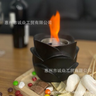 Amazon explosions alcohol fireplace desktop portable indoor real fire heating stove outdoor fireplace decoration cross-border heat