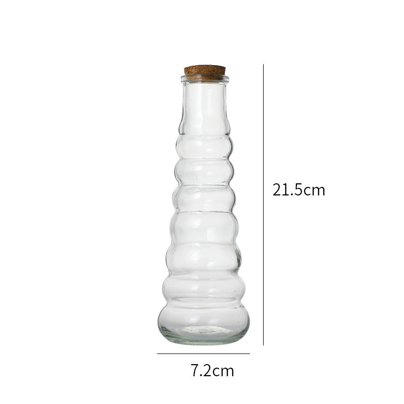 Fábrica al por mayor tapones DIY creativos botellas de vidrio transparente botellas flotantes botellas de mar de la suerte image 17