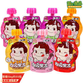 不二家吸吸果冻可吸果汁果冻宝宝伴手礼喜糖儿童休闲小零食品批发