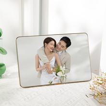 M3NO定 制情侣婚纱照相框摆台全家福洗照片加打印带相片结婚照打