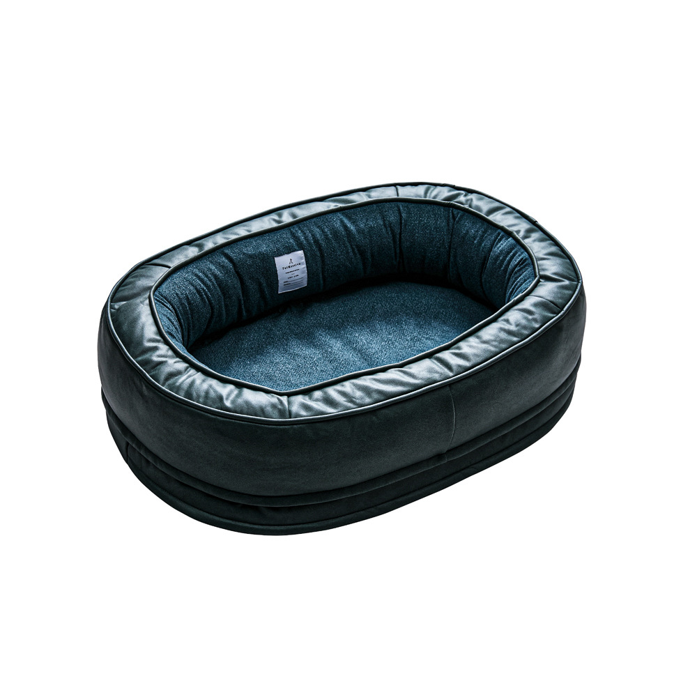 防水可拆洗保暖海绵绵椭圆猫狗窝床--PetMassive源头厂家宠物窝垫