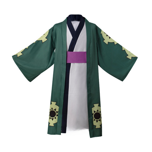 Navy Blue Cosplay Costume for One Piece: Sōryū Jōrō Yūki Kimono Japanese Style Cosplay Costume for Wano Country