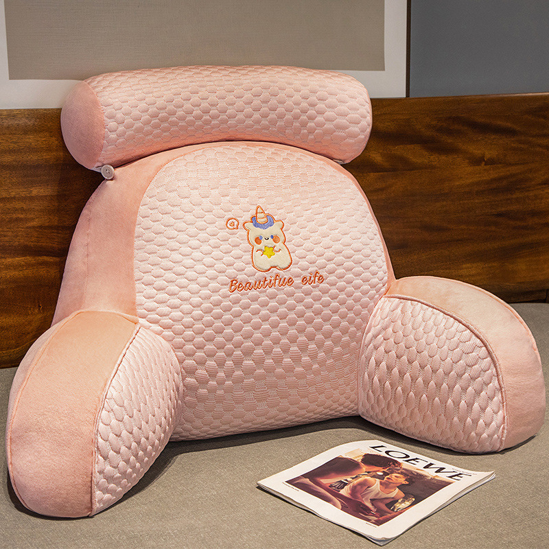 De dibujos animados de frijol de hielo cojín del sofá cojín de oficina en casa cintura almohada de peluche de juguete femenino Regalo de Cumpleaños lote