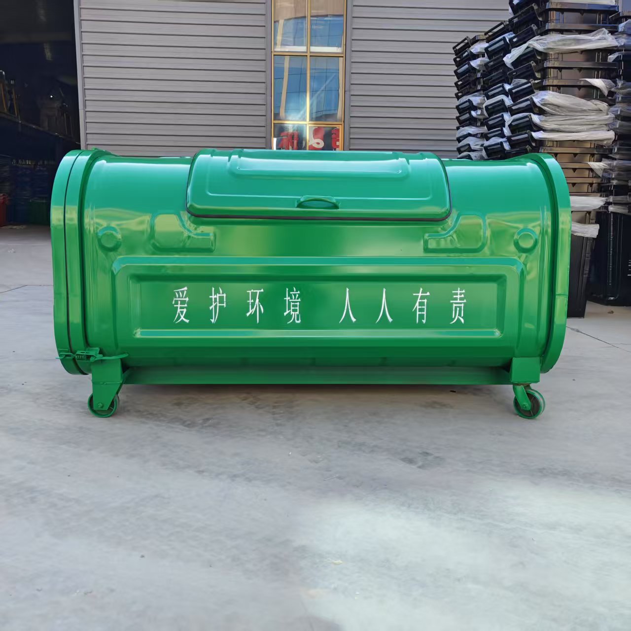 环卫厂家直销3立方勾臂箱垃圾转运箱车载式垃圾箱3方勾臂式耐用