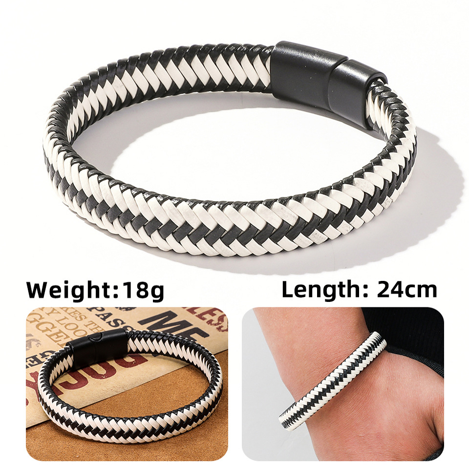 hand-woven bracelet magnetic clasp bracelet simple jewelry