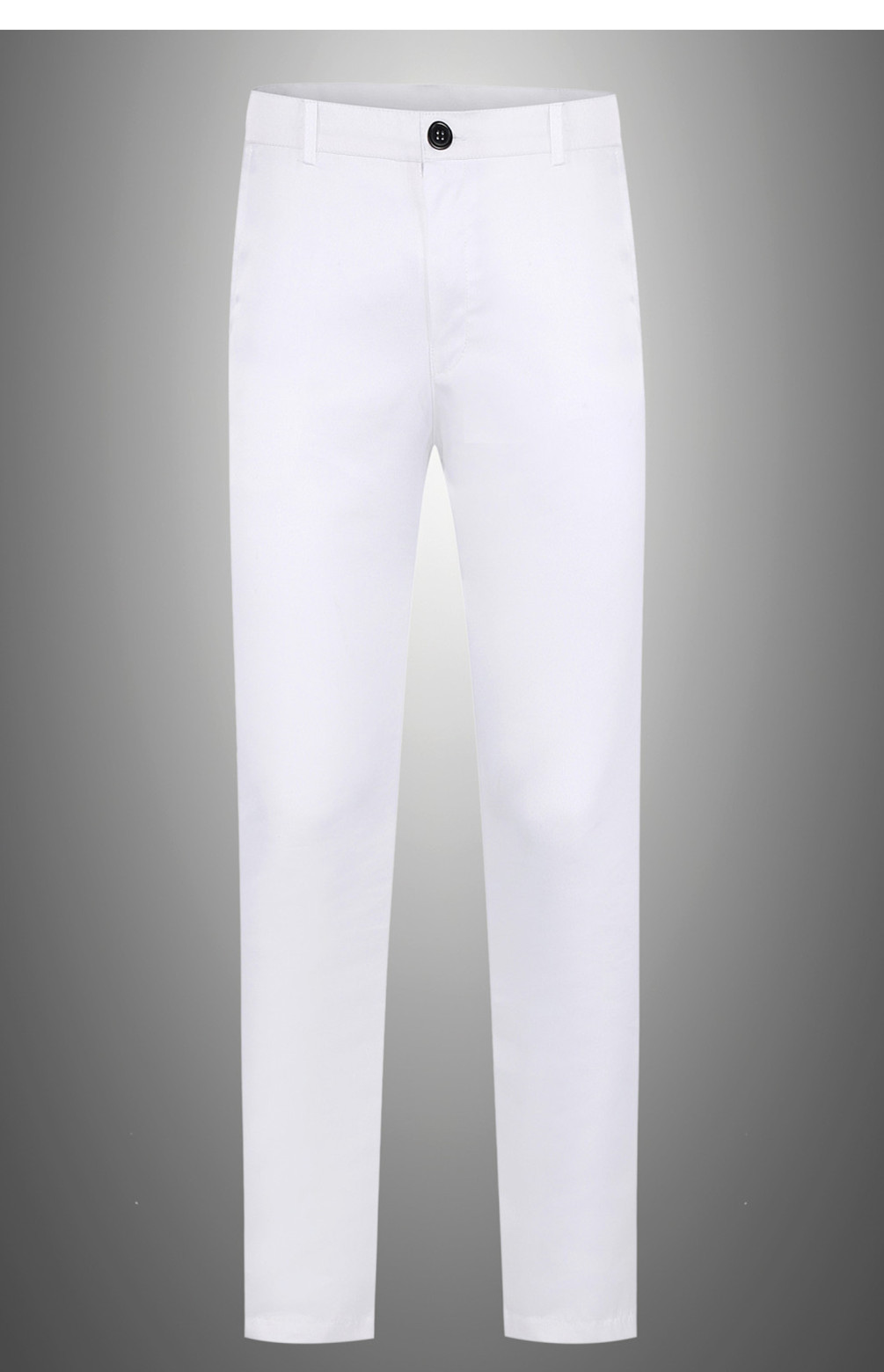 Primavera nuevos pantalones casuales sueltos rectos de los hombres de negocios primavera y otoño de los hombres de color sólido pantalones de traje casual pantalones de los hombres image 7