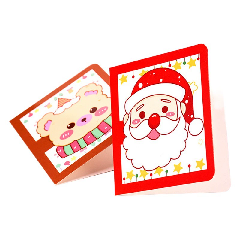 Новые трансграничные рождественские открытки, подарочные открытки с сообщениями, корпоративные подарки на Сочельник, праздничные поздравительные открытки, креативные открытки