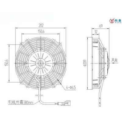 Fan Automotive Condenser Fan