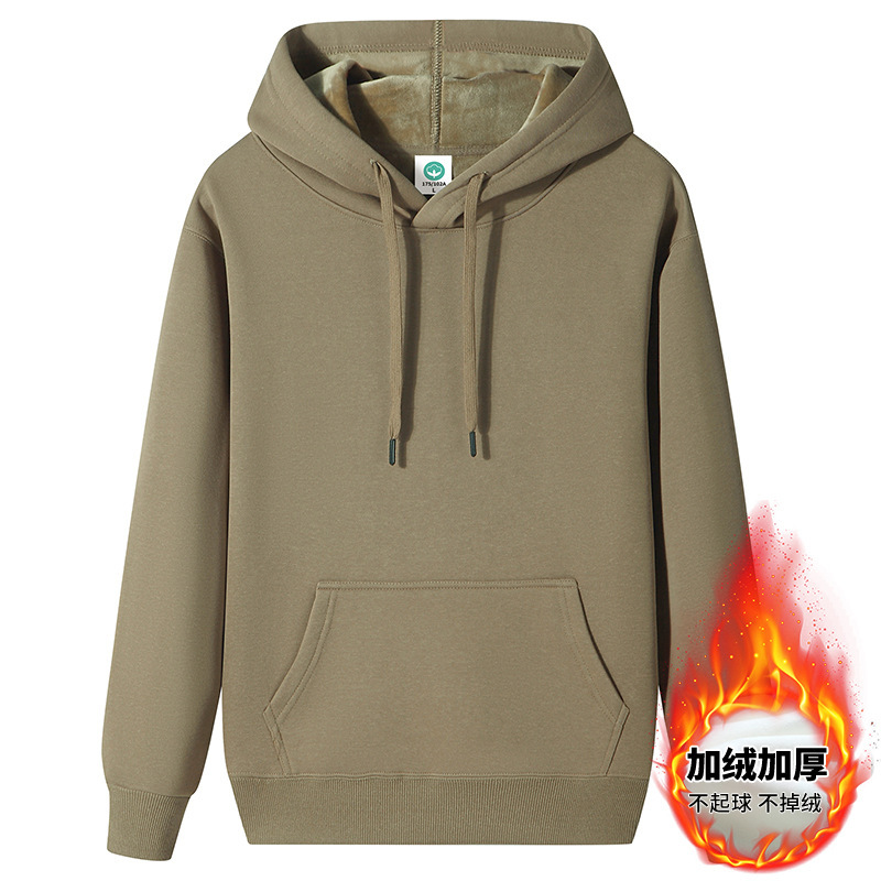 Heavy Cotton Hooded Sweatshirt for Men and Women, New Autumn and Winter Style, Fleece-Lined and Thickened, Student Hoodie, Warm Top, Casual Couple Style, Trendy Heavy Cotton Hooded Sweatshirt for Men and Women, New Autumn and Winter Style, Fleece-Lined and Thickened, Student Hoodie, Warm Top, Casual Couple Style, Trendy