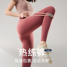 口袋九分运动瑜伽裤夏季高腰显瘦鲨鱼裤女外穿紧身芭比打底裤薄款