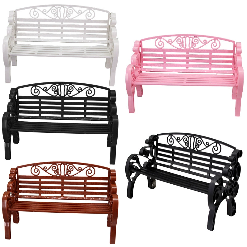 Girl's toy Park Chair 6 points furniture Yangwa shooting props lying long babi soldier doll doll accessories 85g