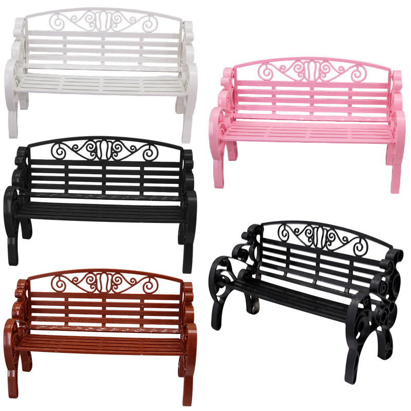 Girl's toy Park Chair 6 points furniture Yangwa shooting props lying long babi soldier doll doll accessories 85g