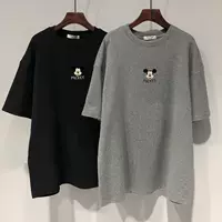 Одежда для беременных, новая летняя футболка с короткими рукавами, корейский Свободный хлопковый топ больших размеров, универсальная Весенняя футболка средней длины