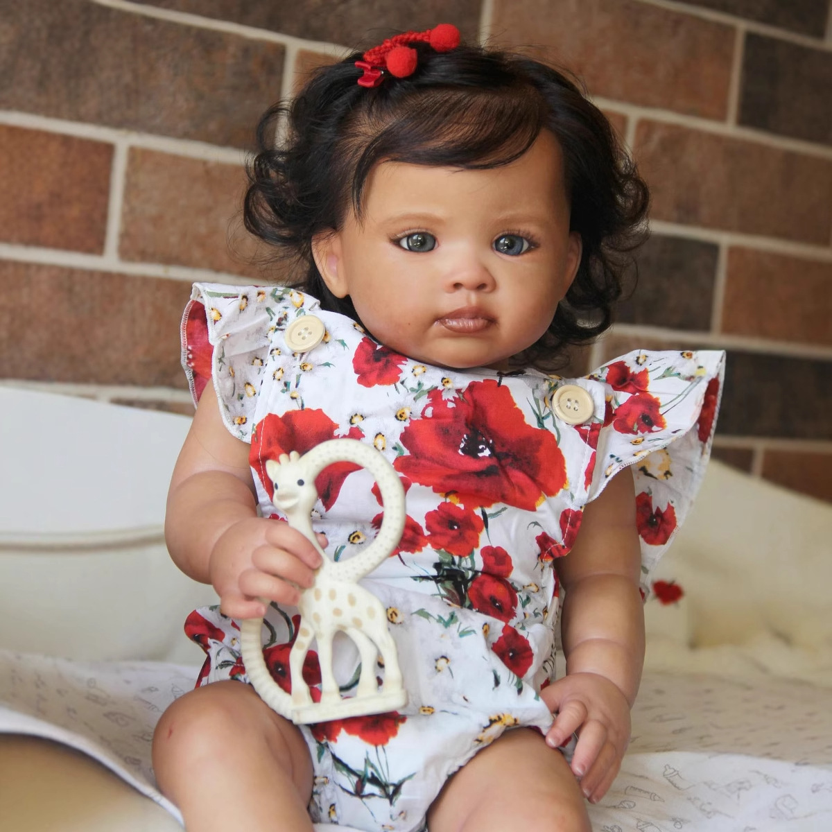 NPK55cm simulación niña bebé Reuben muñeca renacida suministro de comercio electrónico transfronterizo una pieza de venta