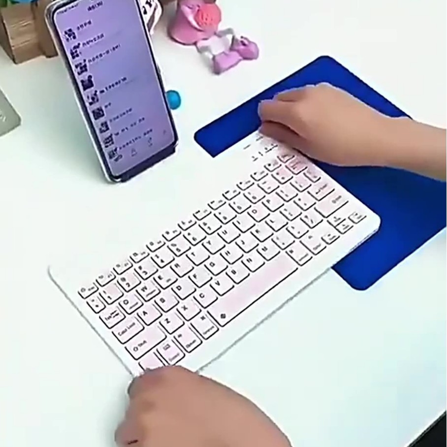 Bluetooth Keyboard for Apple Huawei Mobile iPad Tablet PC Mute Wonderful Control Wireless Keyboard and Mouse suit