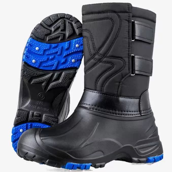 Men's Snow Boots, Insulated Waterproof Outdoor Boots, Lightweight 1.1 kg, Sizes 37–46