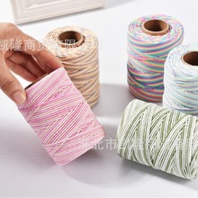 2mm�u׃ɫ���K 100�� diy���澀 �����K macrame�֙C�쾎��
