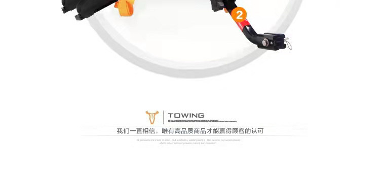 Suitable for no-drill installation on SUV car trunks, dual-bike mounting alloy steel rear rack, easy to use