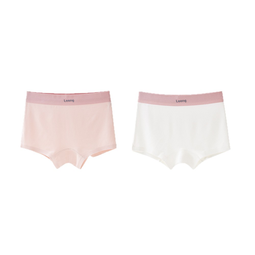Xiaolongren ropa interior para niños, seda de hielo para niñas, pantalones cortos bóxer finos de verano para niñas, pantalones bóxer para niños pequeños y medianos, sin clip pp