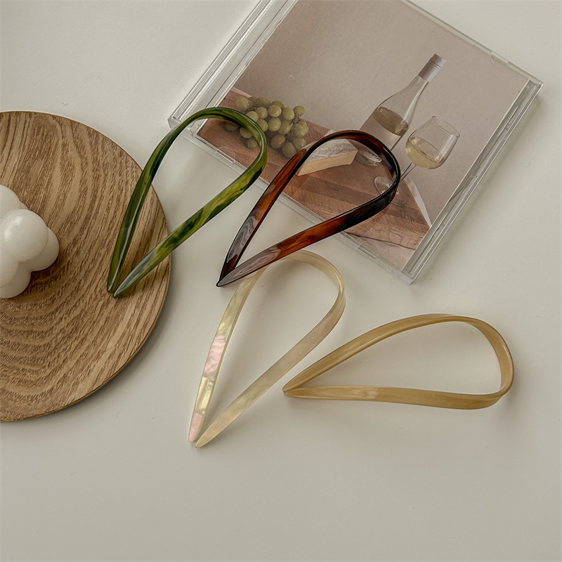 10g Weight Hair Clip Hair Accessories Type 1 Piece Quantity Holiday, Daily Occasion Acetic acid sheets Material Color Block Pattern Women's Gender Simple Style, Classic Style Style Women's Simple Style Classic Style Color Block Acetic Acid Sheets Hair Clip 无