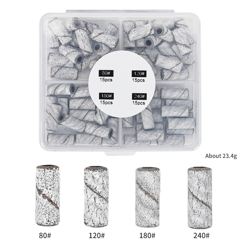 60pcs white small sand circle 4 grid box (without bearings)