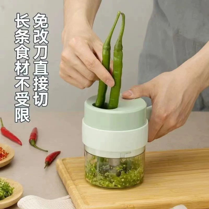 Многофункциональный гартерный резак Гатлинга Ручной овощной резак Бытовая беспроводная электрическая машина для приготовления овощей два в одном