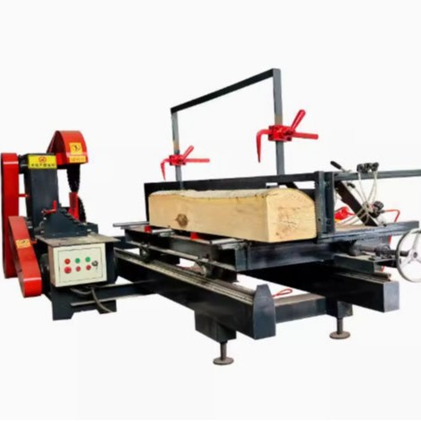 各种规格咨询 推台锯配件半自动 推台锯木工大型圆木推台锯