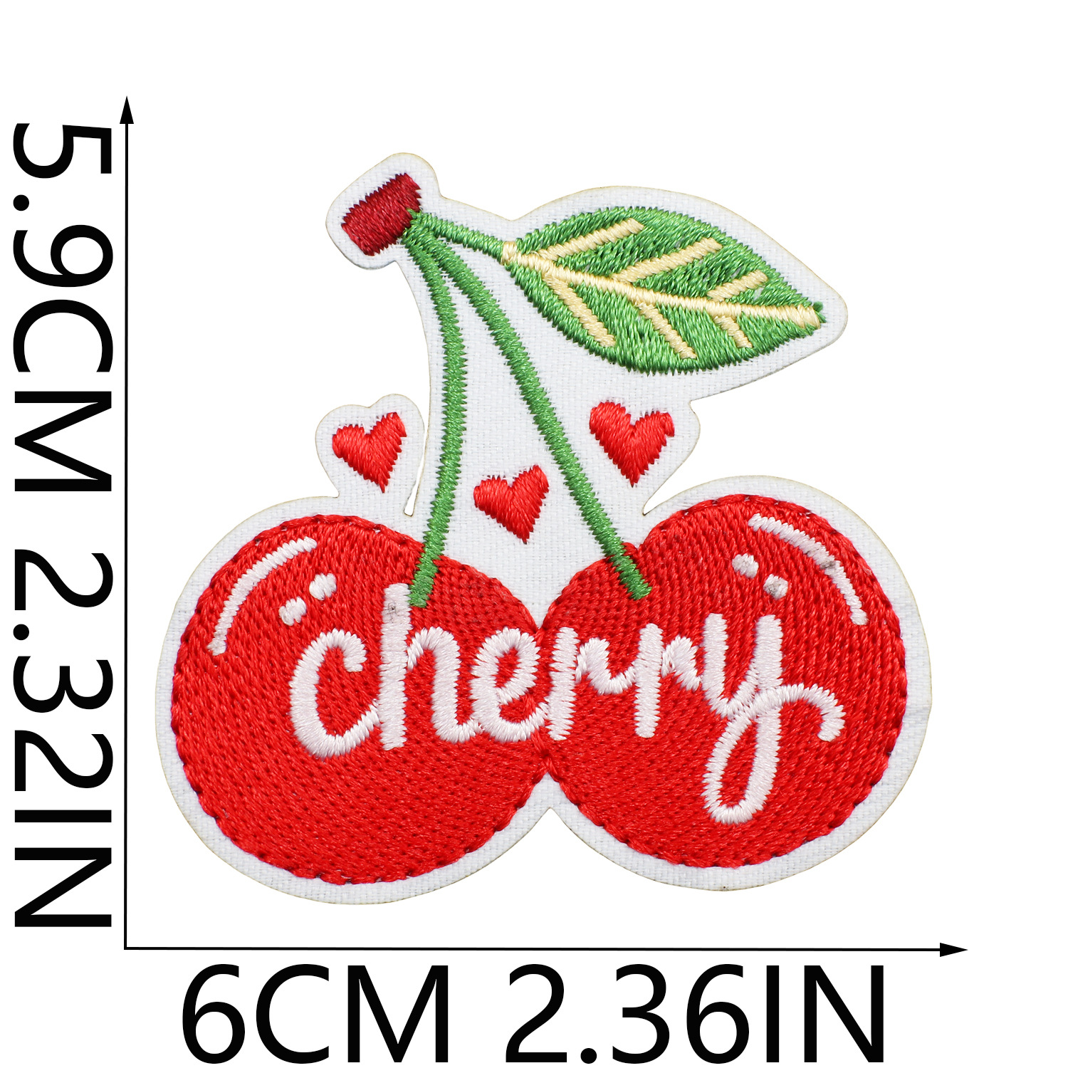 3g Weight Clothing Sticker Patches Classification 1 Piece Quantity Dacron thread Material Cherry Pattern Casual, Elegant, Lady Style Embroidery Craft 1 Piece Casual Elegant Lady Cherry Dacron Thread Clothing Sticker Patches 9