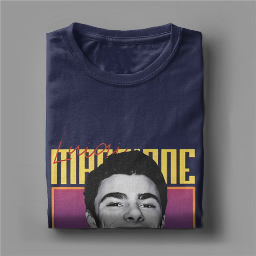 EU & US Deny Deopse LUIGI Men's & Women's Cotton Short-Sleeve O-Neck Summer Top T-Shirt