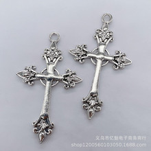 diy复古合金饰品配件67mm十字架挂件项链服饰礼品书签材料吊坠