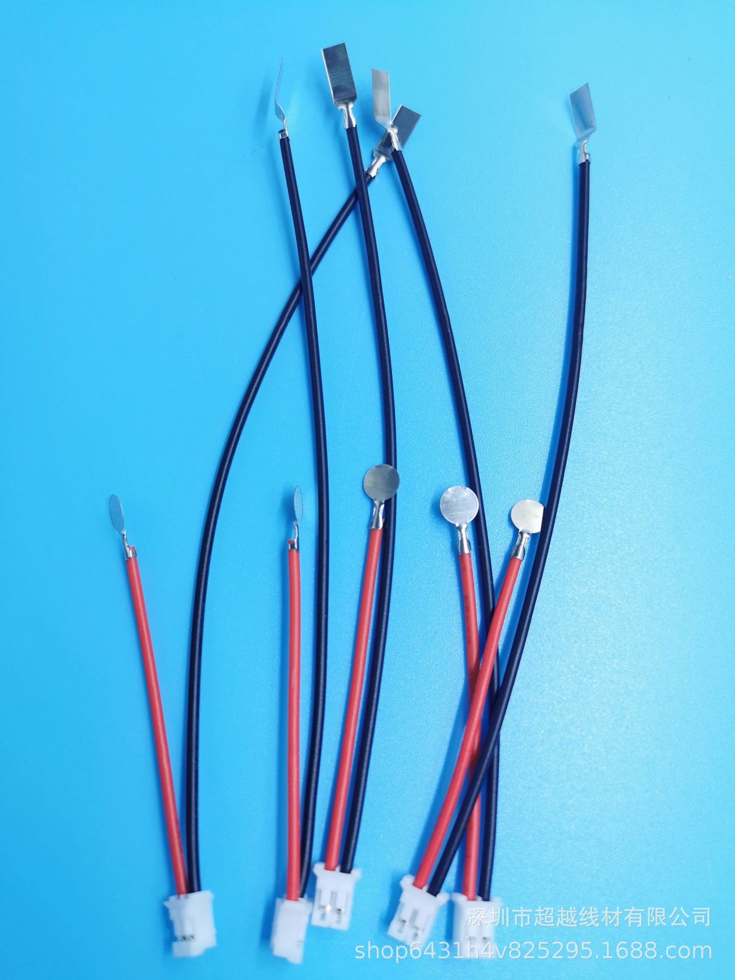 1007#24/26/28镍片线 PH2.0 电池镍片红黑端子连接线