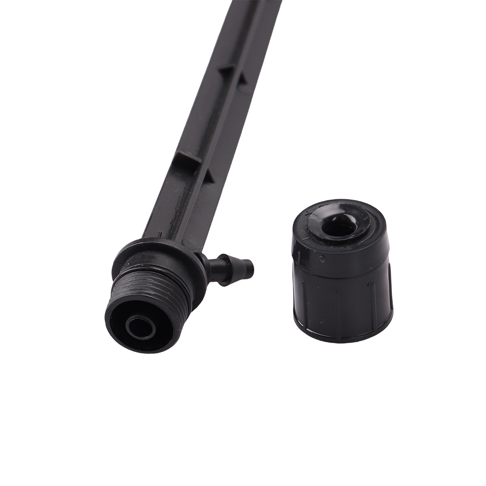 Cabeza de pulverización de inserción de manantial negro de cabeza grande de 28cm Cabeza de pulverización de riego en maceta de jardín de dispersión de círculo completo ajustable de 360 grados